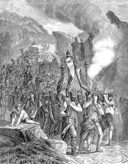 Joshua and the Israelites Entering the Promised Land​