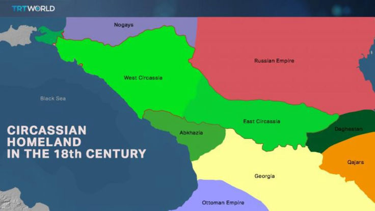 Circassian Map