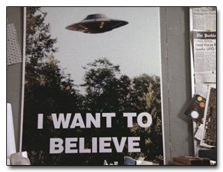 I want to believe