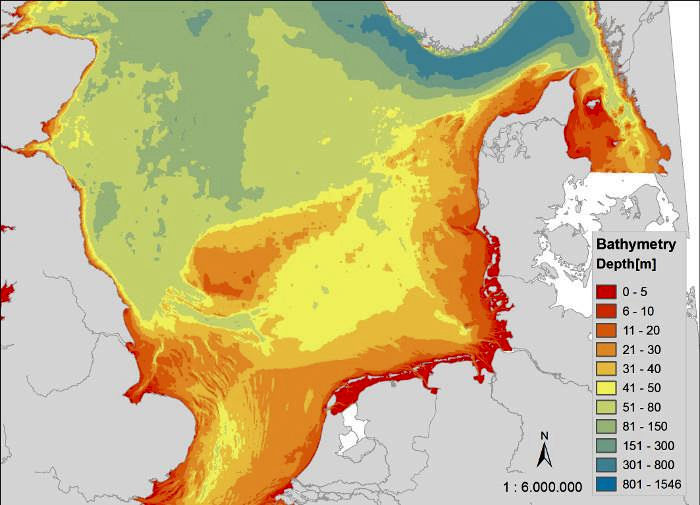 Bathymetric North Sea
