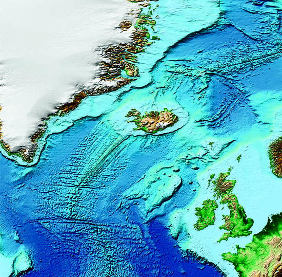 Northen Atlantic Bathymetric