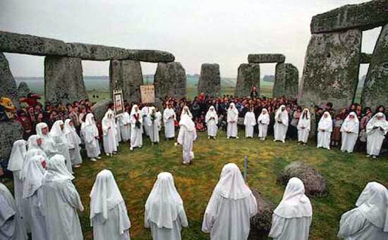 Druids at Stonehenge