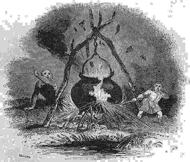 Gwion at the Cauldron