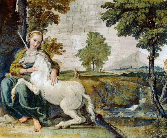 Virgin and Unicorn