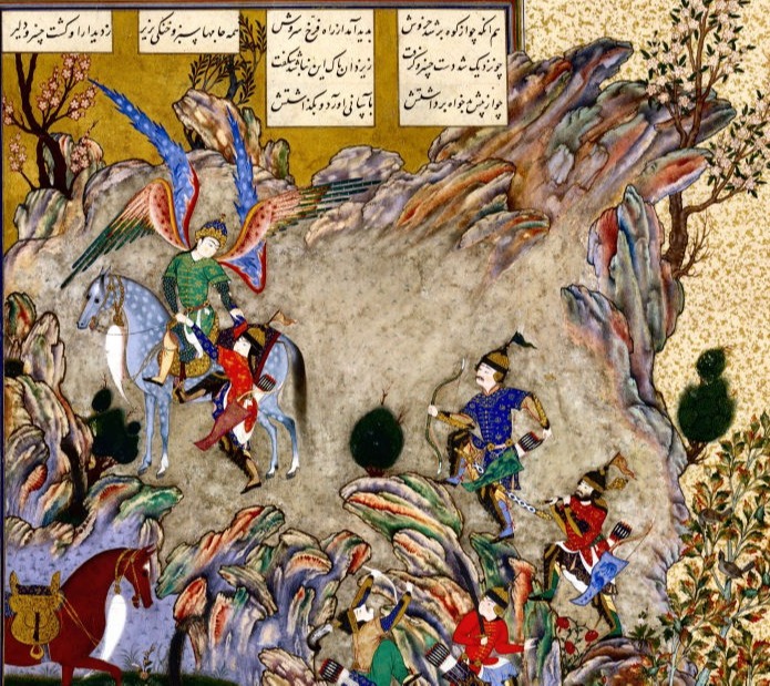 The Angel Sorush Rescues Khosrow Parviz