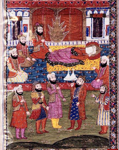 Abu Bakr dying