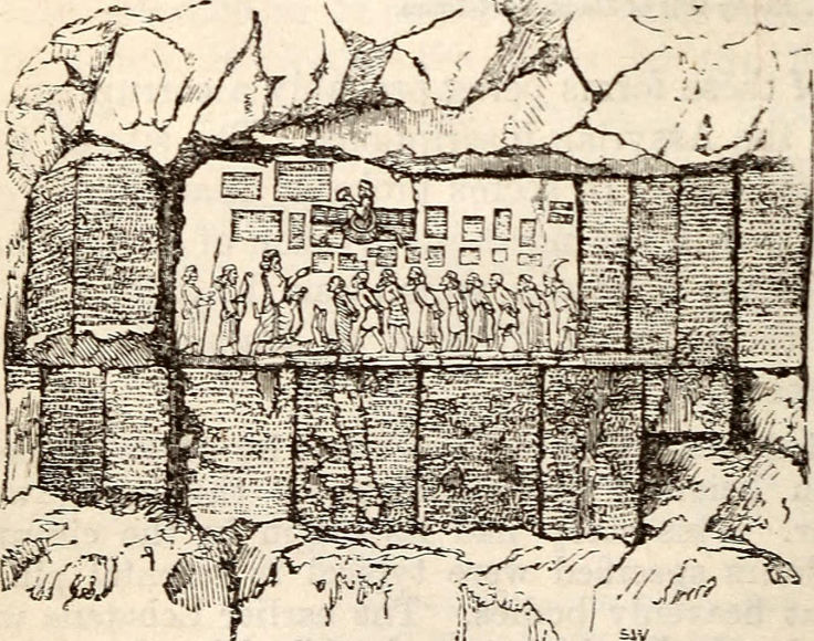 Behistun Relief and Inscriptions