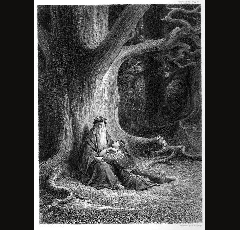 Merlin and Viviene