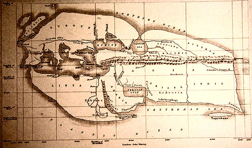 Eratosthenes map