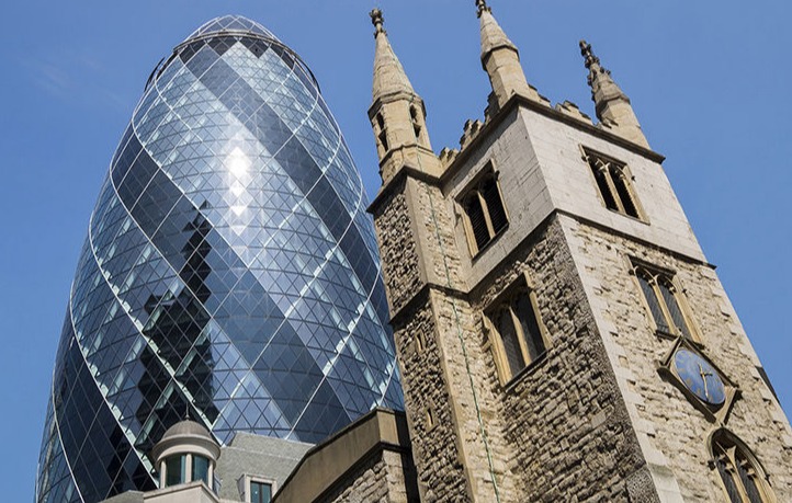 The present looms menacingly over the past in the Square Mile