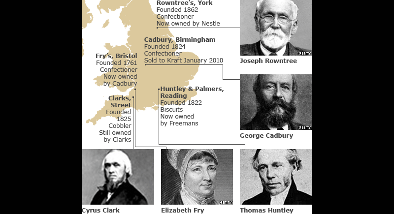 Quaker UK Map