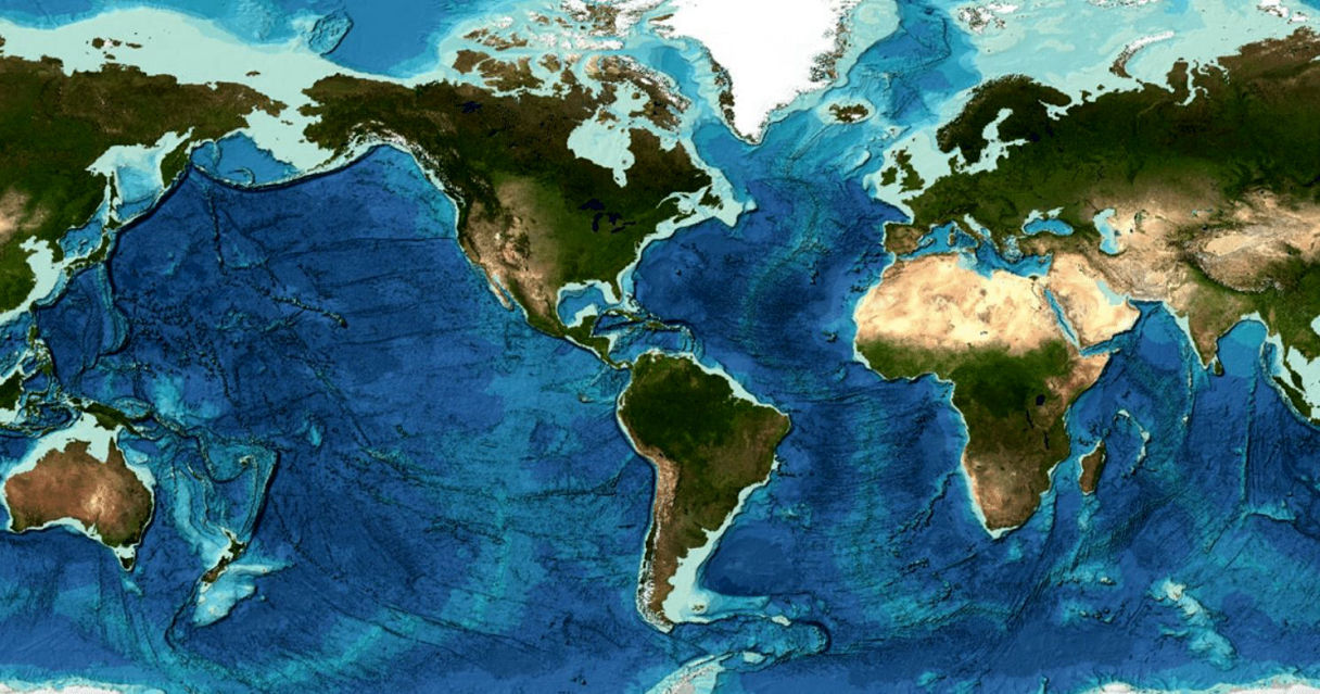 World Bathymeric Map